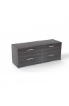 Credenza with 4 drawer lateral file | 2