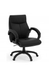 OfficeSource Sierra Collection Executive High Back or Mid Back with Black Frame | 2