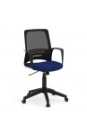 OfficeSource Prisma Collection Mesh Back Task Chair with Black Frame and Base | 3