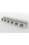 Office Cubicles | Low Price NEW 4' x 2' CALL CENTER CUBICLE / - Herman Miller AO2 Clone - 2