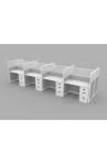 Office Cubicles | Low Price NEW 4' x 2' CALL CENTER CUBICLE / - Herman Miller AO2 Clone