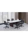PL Boat Shaped Conference Table