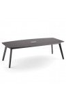 94” Boat Shape Conference Table with Grommet Sienna Collection | 2