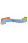 NEW 8 FT S SHAPED SECTIONAL SEATING FOR LOBBY, GATHERING ROOM OR RECEPTION AREA | 2