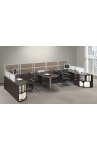 Bullet Desk Dual Workstation Suite PLB304 